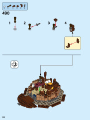 LEGO 21318 instructions page 242 – build guide