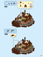 LEGO 21318 instructions page 243 – build guide