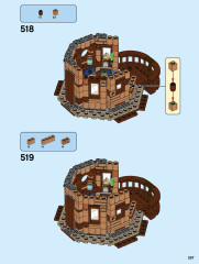 LEGO 21318 instructions page 257 – build guide