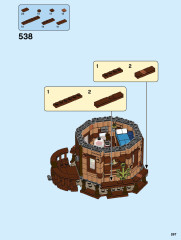LEGO 21318 instructions page 267 – build guide