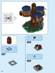 LEGO 21318 instructions page 310 – build guide