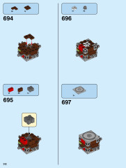 LEGO 21318 instructions page 312 – build guide