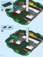 LEGO 21318 instructions page 34 – build guide