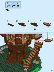 LEGO 21318 instructions page 341 – build guide
