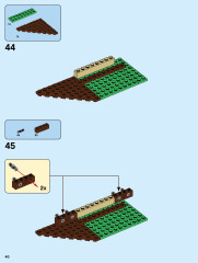 LEGO 21318 instructions page 40 – build guide