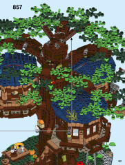 LEGO 21318 instructions page 401 – build guide