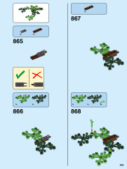 LEGO 21318 instructions page 405 – build guide