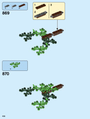 LEGO 21318 instructions page 406 – build guide