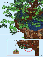 LEGO 21318 instructions page 411 – build guide