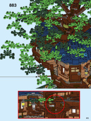 LEGO 21318 instructions page 413 – build guide