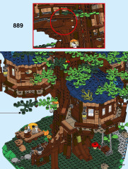 LEGO 21318 instructions page 417 – build guide