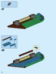 LEGO 21318 instructions page 42 – build guide