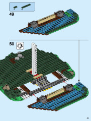 LEGO 21318 instructions page 43 – build guide