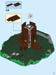 LEGO 21318 instructions page 69 – build guide