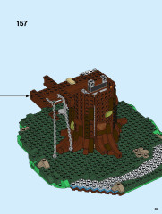 LEGO 21318 instructions page 85 – build guide