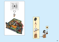 LEGO 21319 instructions page 129 – build guide