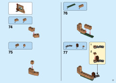 LEGO 21319 instructions page 77 – build guide
