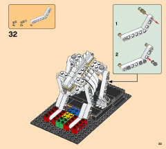 LEGO 21320 instructions page 33 – build guide