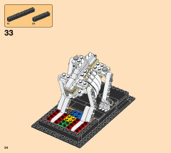 LEGO 21320 instructions page 34 – build guide