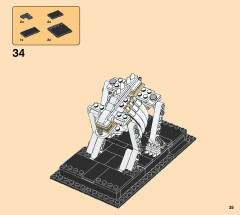 LEGO 21320 instructions page 35 – build guide
