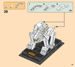 LEGO 21320 instructions page 39 – build guide