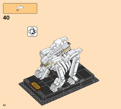 LEGO 21320 instructions page 42 – build guide