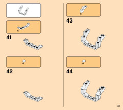 LEGO 21320 instructions page 43 – build guide