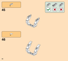 LEGO 21320 instructions page 44 – build guide