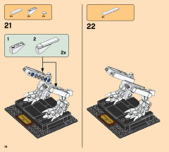 LEGO 21320 instructions page 16 – build guide