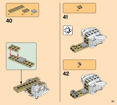 LEGO 21320 instructions page 23 – build guide