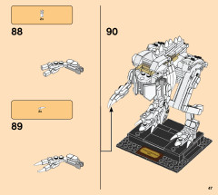 LEGO 21320 instructions page 47 – build guide