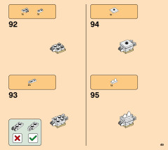 LEGO 21320 instructions page 49 – build guide