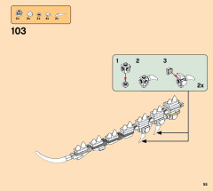 LEGO 21320 instructions page 55 – build guide