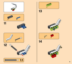 LEGO 21320 instructions page 9 – build guide