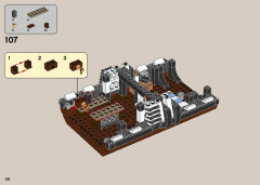 LEGO 21322 instructions page 106 – build guide