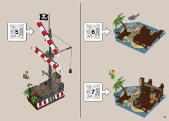 LEGO 21322 instructions page 13 – build guide