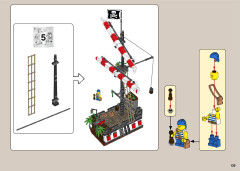 LEGO 21322 instructions page 135 – build guide