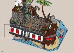 LEGO 21322 instructions page 174 – build guide