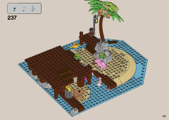 LEGO 21322 instructions page 219 – build guide