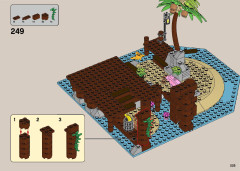 LEGO 21322 instructions page 225 – build guide