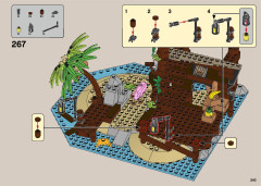 LEGO 21322 instructions page 243 – build guide