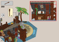 LEGO 21322 instructions page 244 – build guide