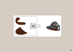 LEGO 21322 instructions page 245 – build guide