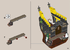 LEGO 21322 instructions page 383 – build guide