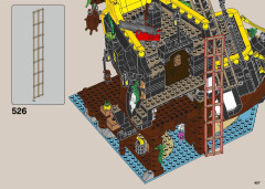 LEGO 21322 instructions page 407 – build guide