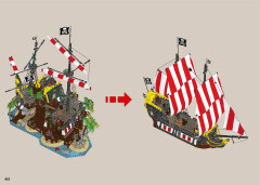 LEGO 21322 instructions page 412 – build guide