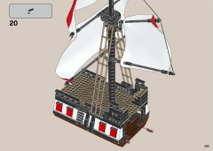 LEGO 21322 instructions page 435 – build guide