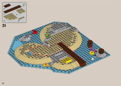 LEGO 21322 instructions page 44 – build guide