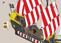 LEGO 21322 instructions page 447 – build guide