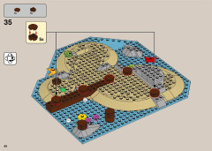 LEGO 21322 instructions page 48 – build guide